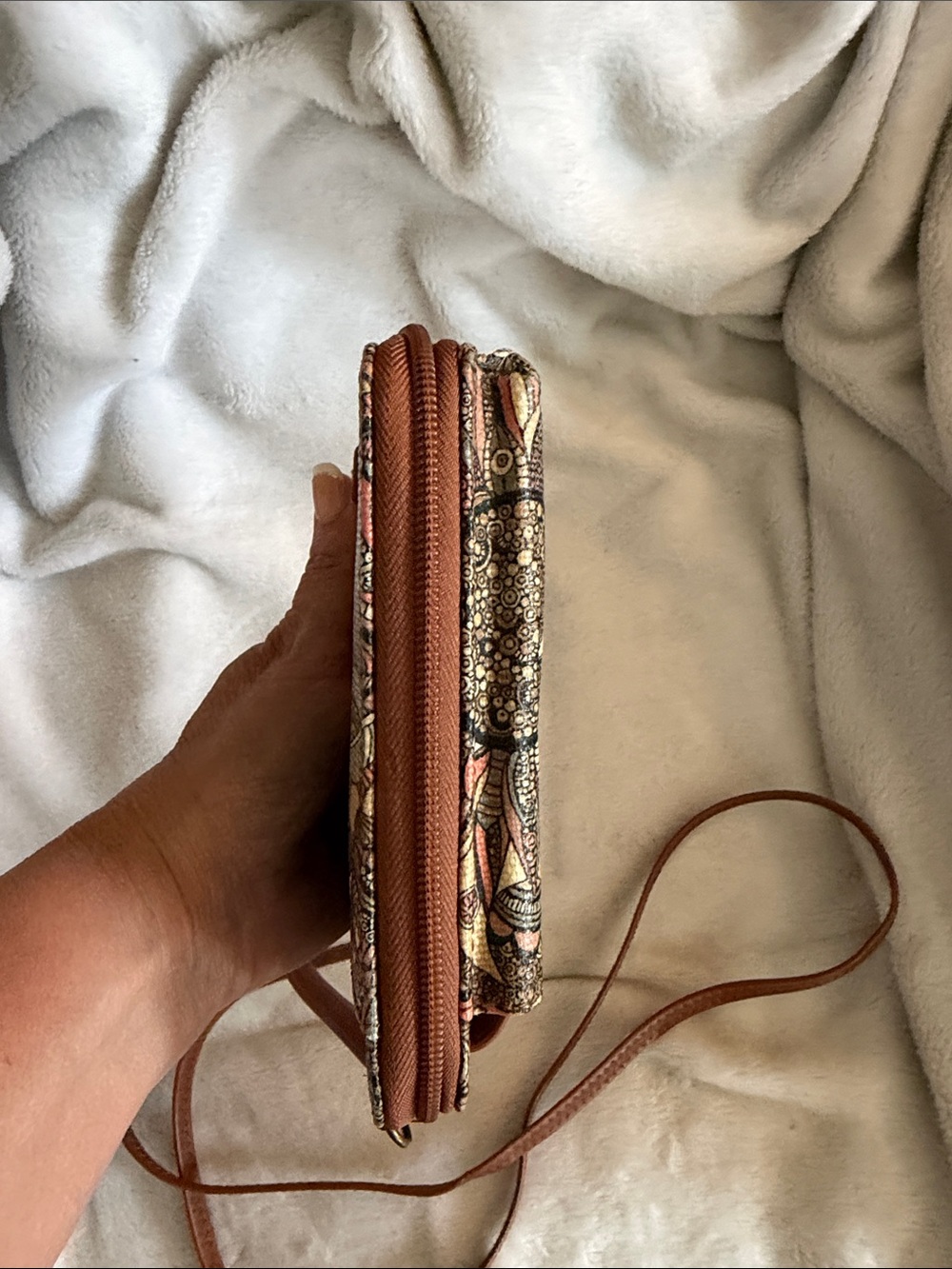 Sakroots Brown Multi-Pattern Mini Crossbody - Picture 3 of 7